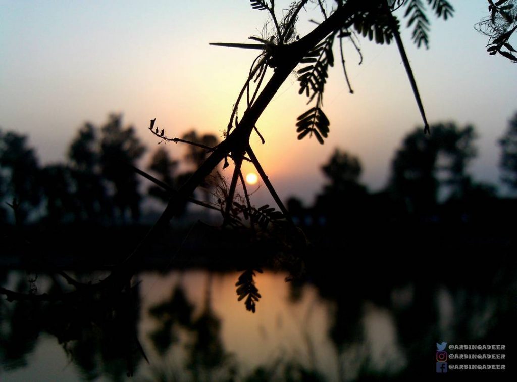 Sunset at Sahuwala Canal, Sialkot